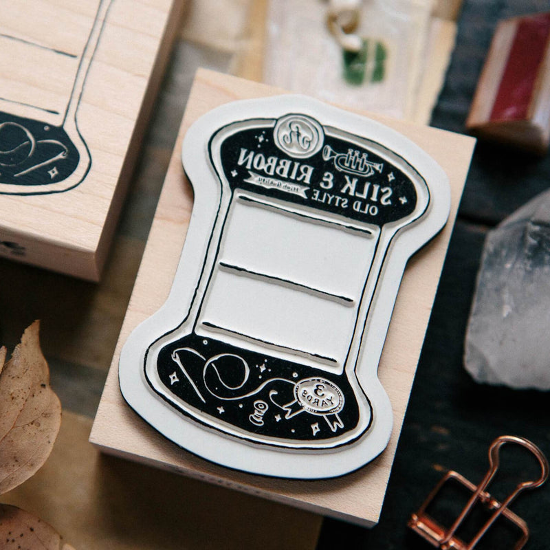 OURS Thread Card Rubber Stamp