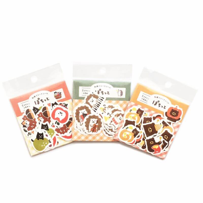 Furukawashiko [Pochitto] Sticker Flakes - Sweet bear