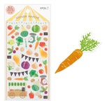 MD Washi Sticker Marché - Vegetable