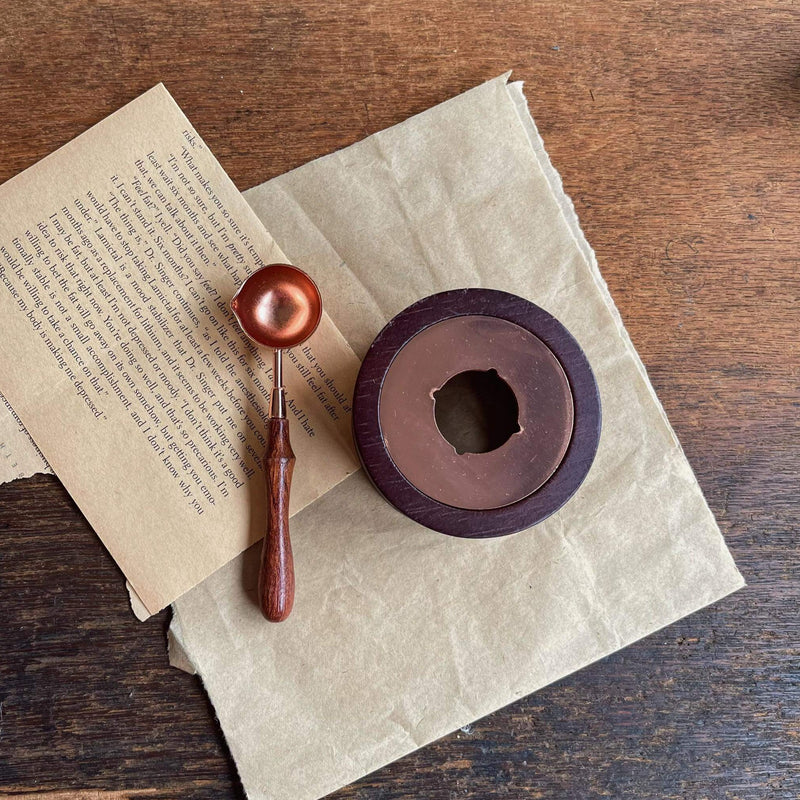 Wax Sealing Mini Stove & Melting Spoon