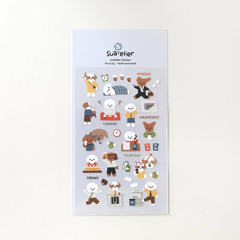 Suatelier Sticker - work and work